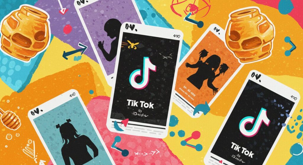 TikTokにおけるロイヤルハニー ヘラヘラの拡散動画